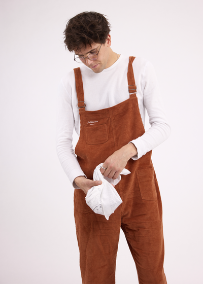 Salopette Velours Chocolat pour Homme