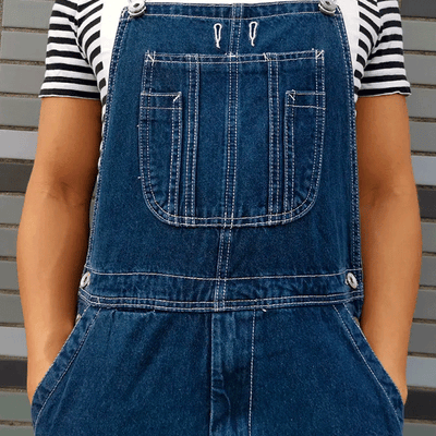 Overalls Shorts<br> Plus Size Bermuda