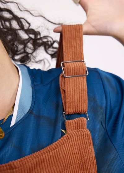 Salopette Velours Camel