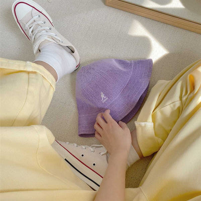 Denim overalls<br> Pastel gul