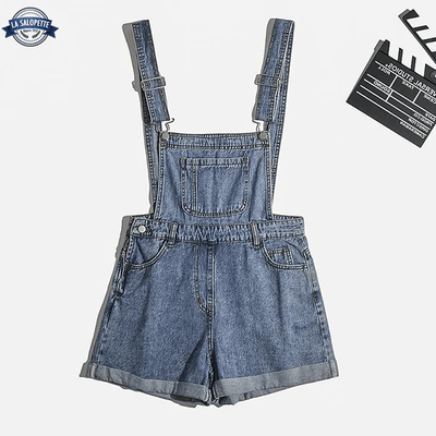 Overalls Shorts<br> Electra blå jeans