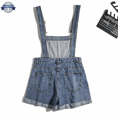 Overalls Shorts<br> Electra blå jeans