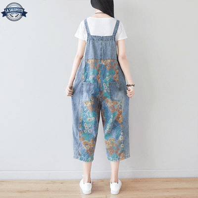 Salopette à Fleurs Boho
