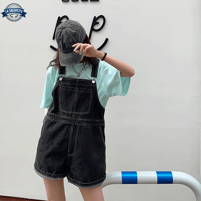 Overalls Shorts<br> Sorte Lara