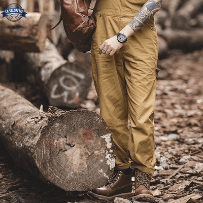 Salopette Douce Marron