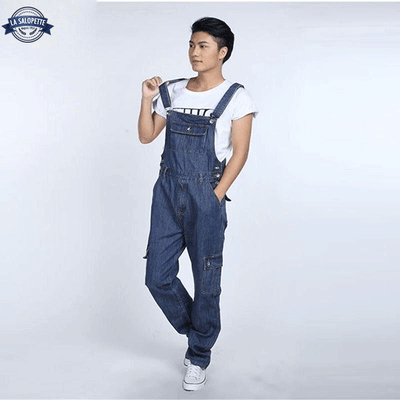 Denim overalls<br> Kaïté elefantfod