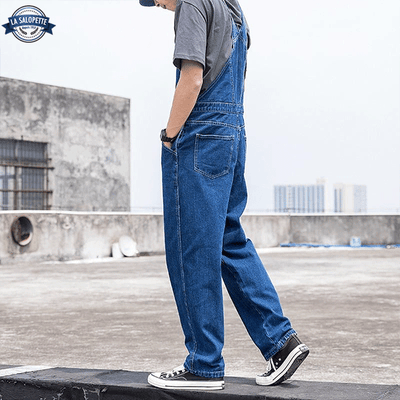 Salopette en Jean Bleu de Chantier