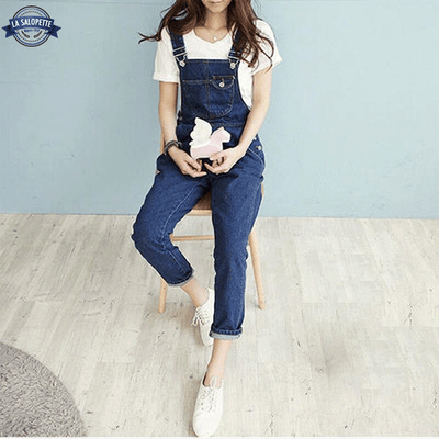 Salopette Femme Bleue Foncée