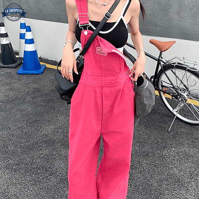 Salopette Pink Jambe Large