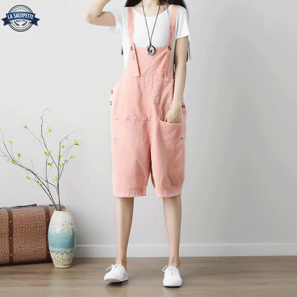 Salopette Short Rose