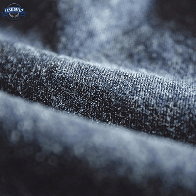 Tissu en Jean de la Salopette de Marin