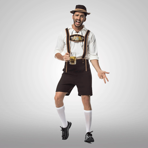 Traditionel Oktoberfest Lederhosen