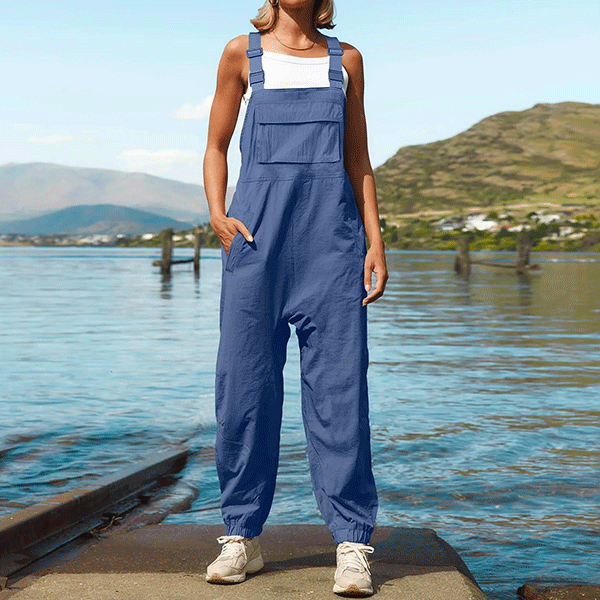 Lavendelblå overalls til kvinder