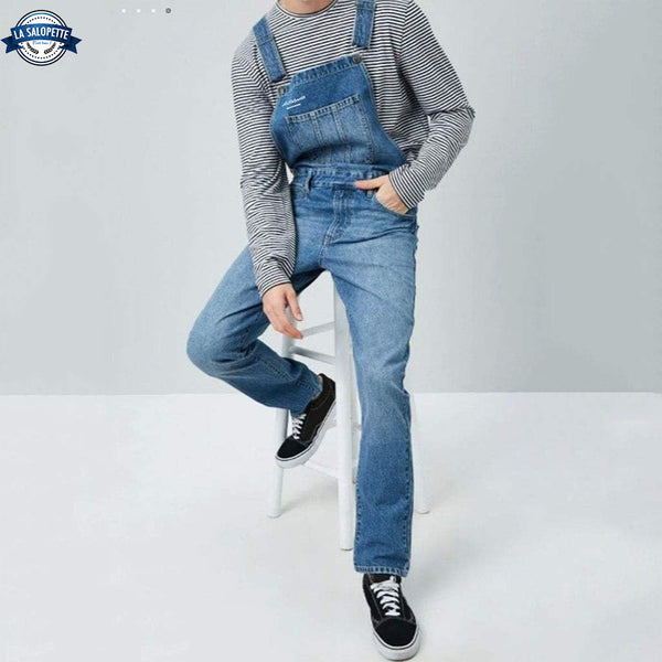Denim smækbukser Blue Men Denim