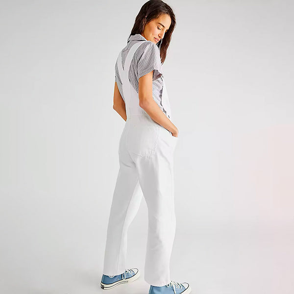 Snehvide Denim Smækbukser
