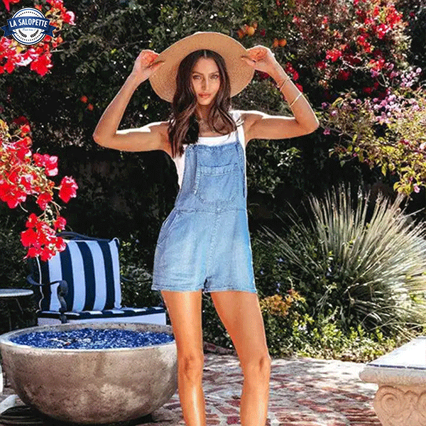 Denim smækbukser Maria shorts