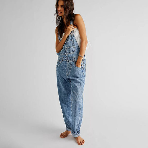 Denim smækbukser Faldet Alice
