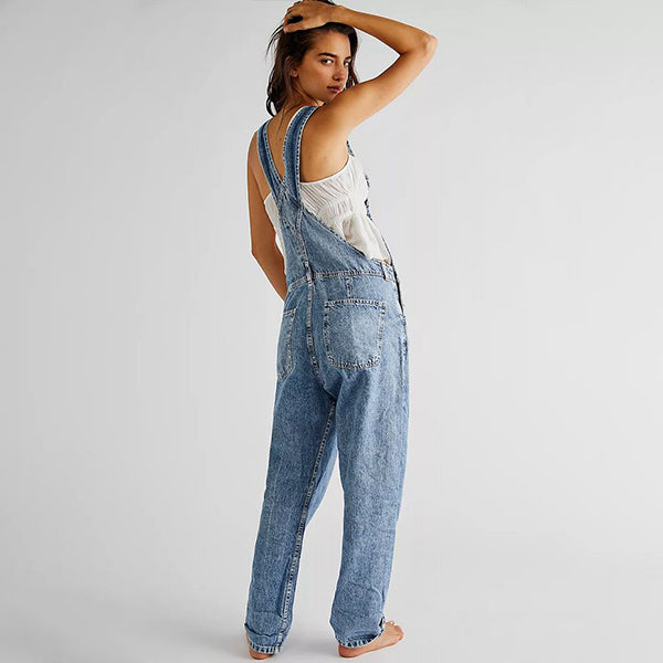 Denim smækbukser Faldet Alice