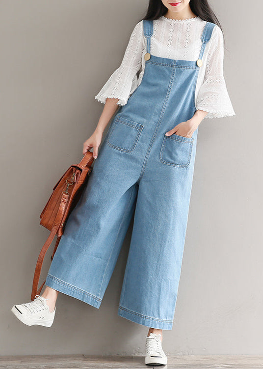 Snehvide Denim Smækbukser