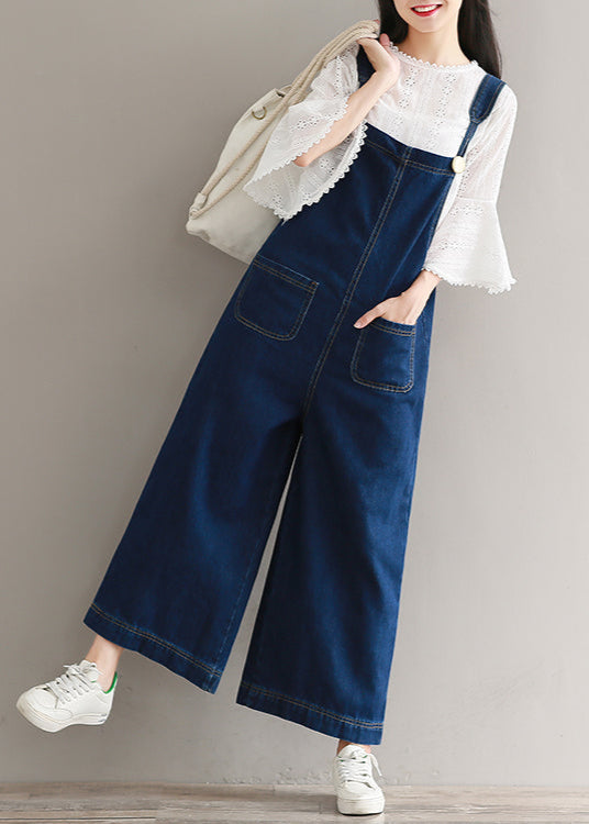 Snehvide Denim Smækbukser