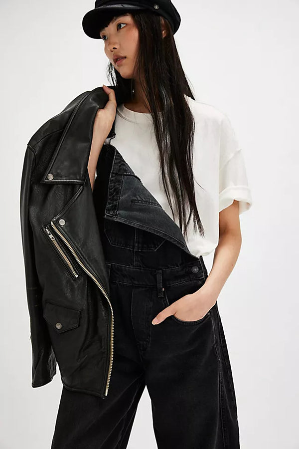 Snehvide Denim Smækbukser