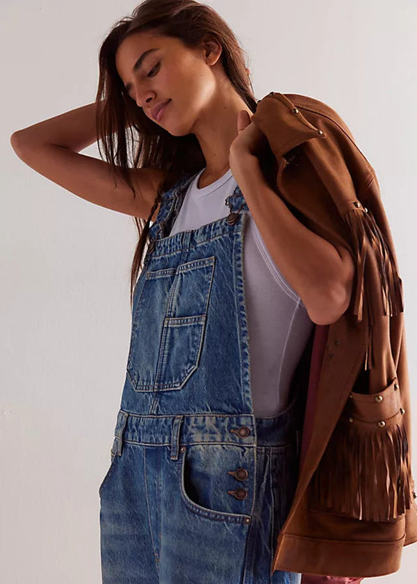 Snehvide Denim Smækbukser