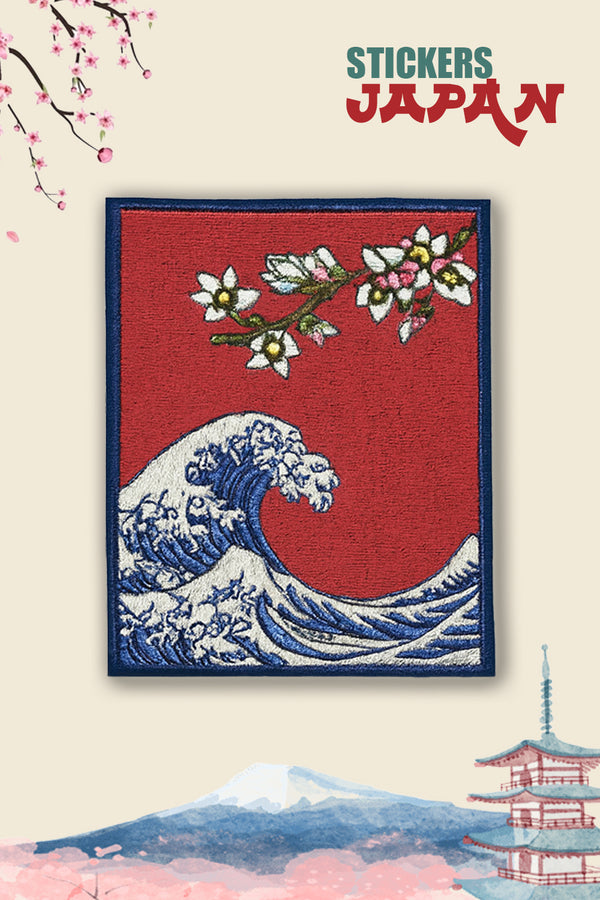 Patch Termolap Japansk Bølge