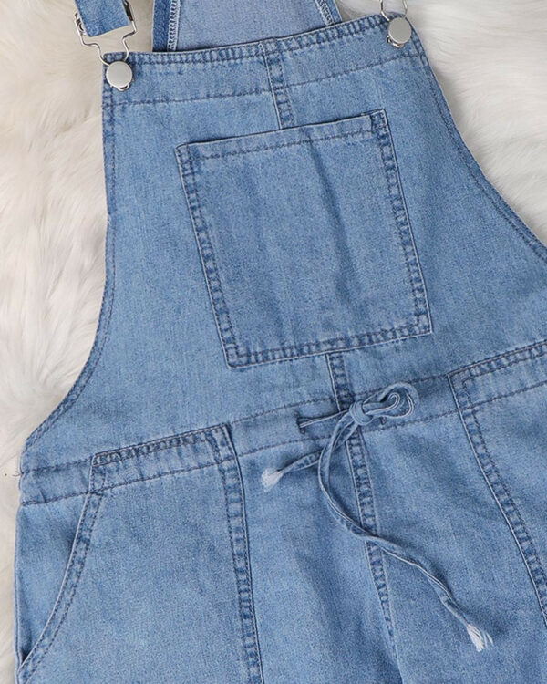 Denim smækbukser Claire Blue Dalia