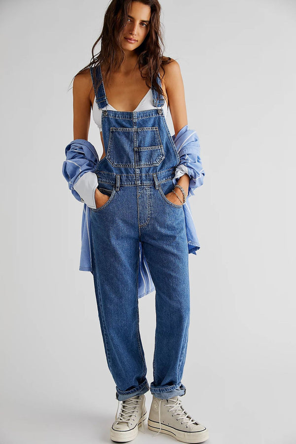 Denim smækbukser Casual Mila