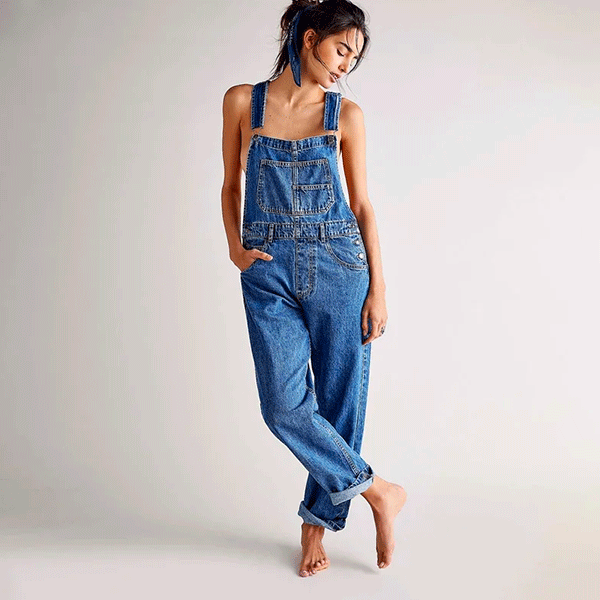 Denim smækbukser Casual Mila