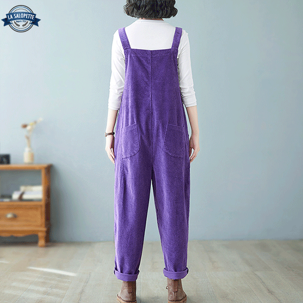 Vintage smækbukser Violet fløjl