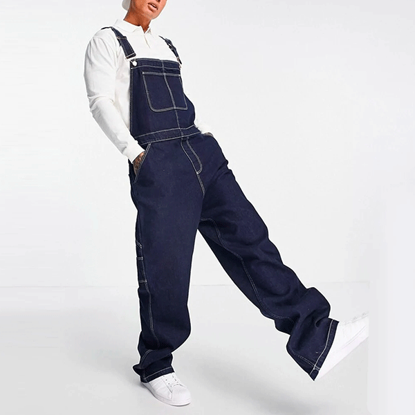 Denim smækbukser Ekstra stor Miko