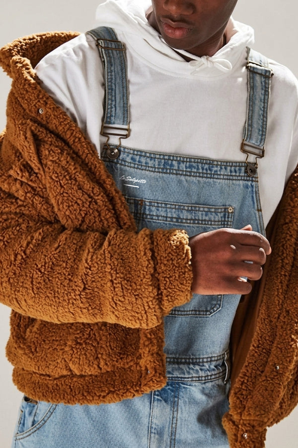 Lyseblå Denim Smækbukser Herre Classik®