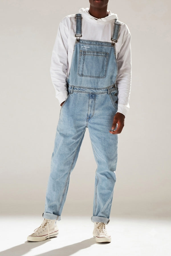 Lyseblå Denim Smækbukser Herre Classik®