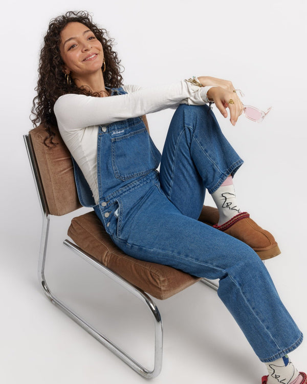 Jenny® Store Denim Smækbukser