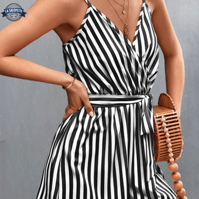 Stribet spilledragt Zebra lodrette
