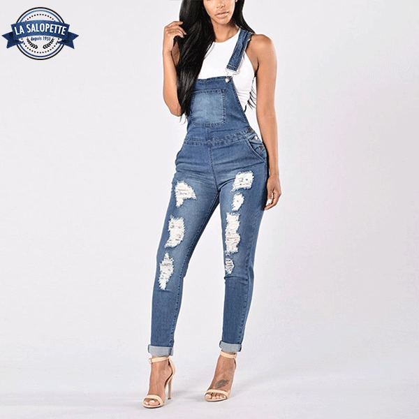 Denim smækbukser Skinny Juzcar