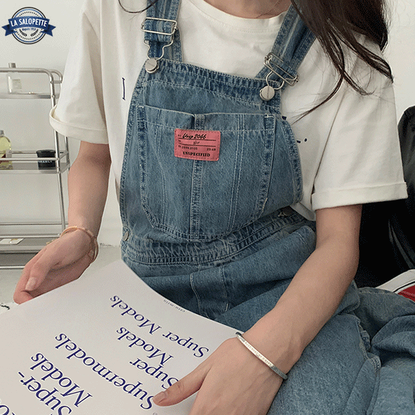 Denim smækbukser Cargo Baggy