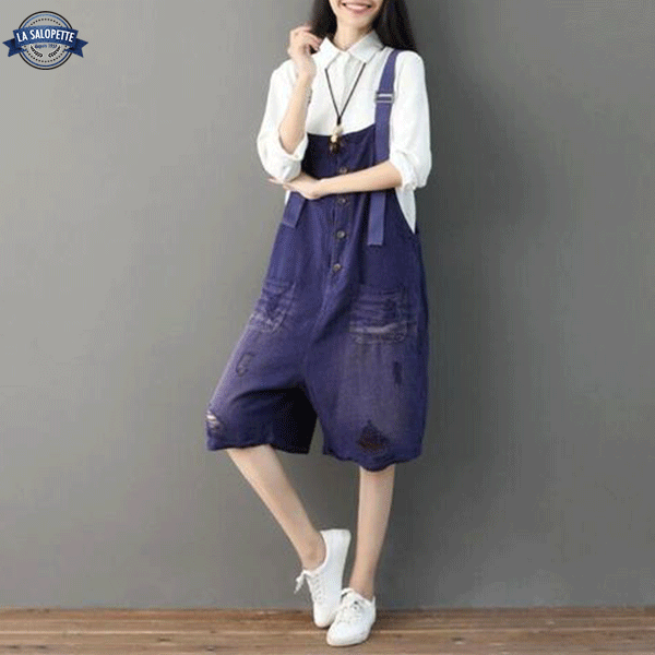 Denim smækbukser Violet Tainan