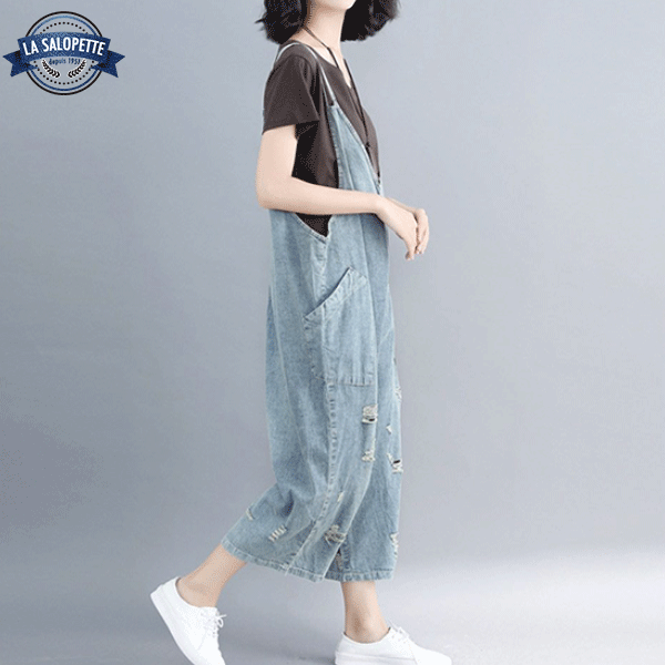 Denim smækbukser Hul Cubana