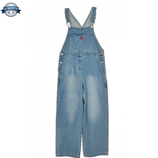 Denim smækbukser Baggy til kvinder