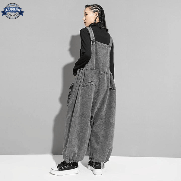 Denim smækbukser Grå kvinde Toshima