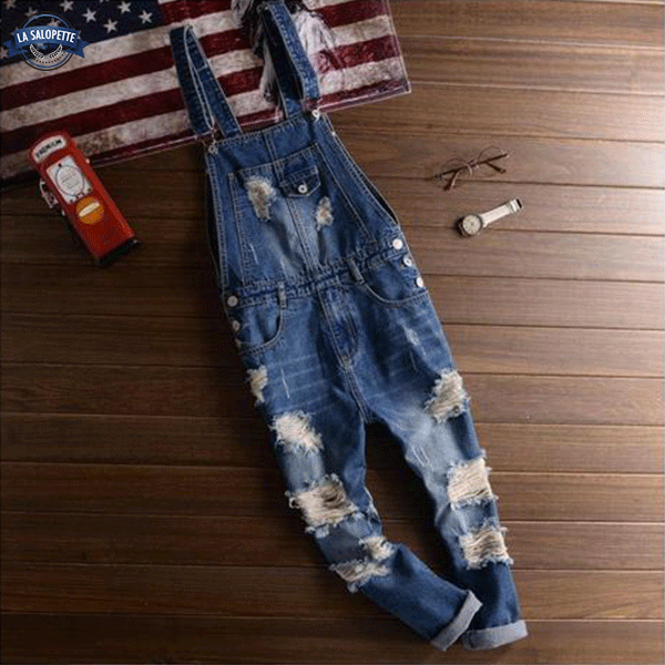 Denim smækbukser Vintage 90'er blå