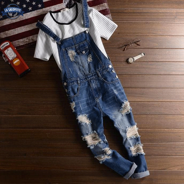Denim smækbukser Vintage 90'er blå