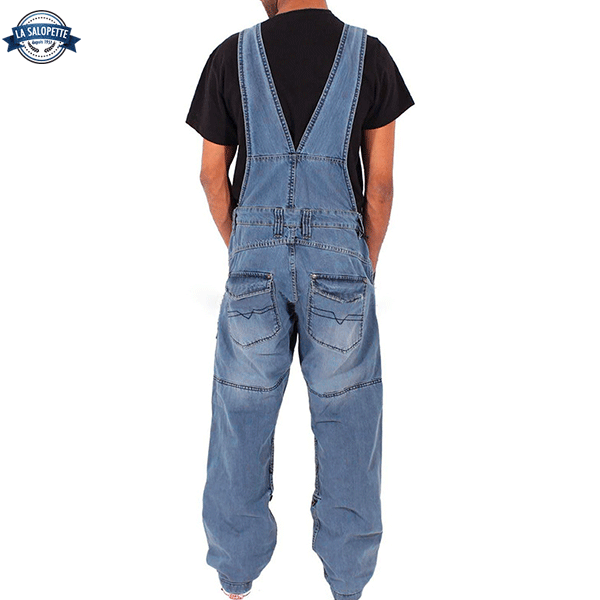 Denim smækbukser Løs magnet