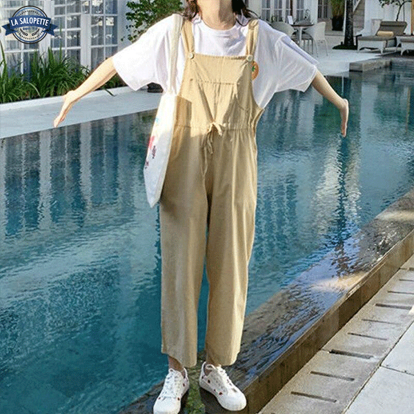 Vintage smækbukser Beige Padua kvinde