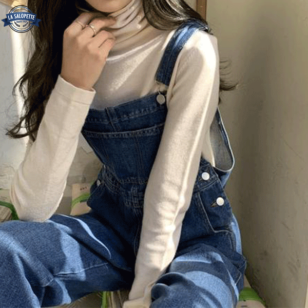 Denim smækbukser Blå Denim Milano