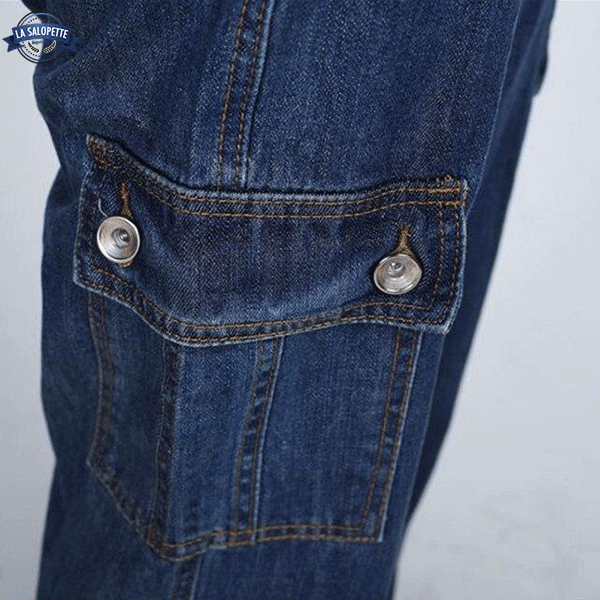 Denim smækbukser Kaïté elefantfod