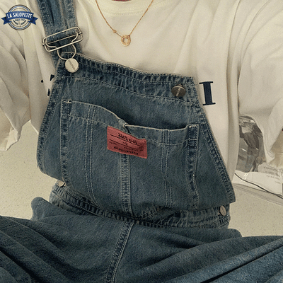 Denim smækbukser Cargo Baggy