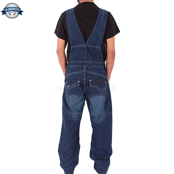 Denim smækbukser Løs kugle